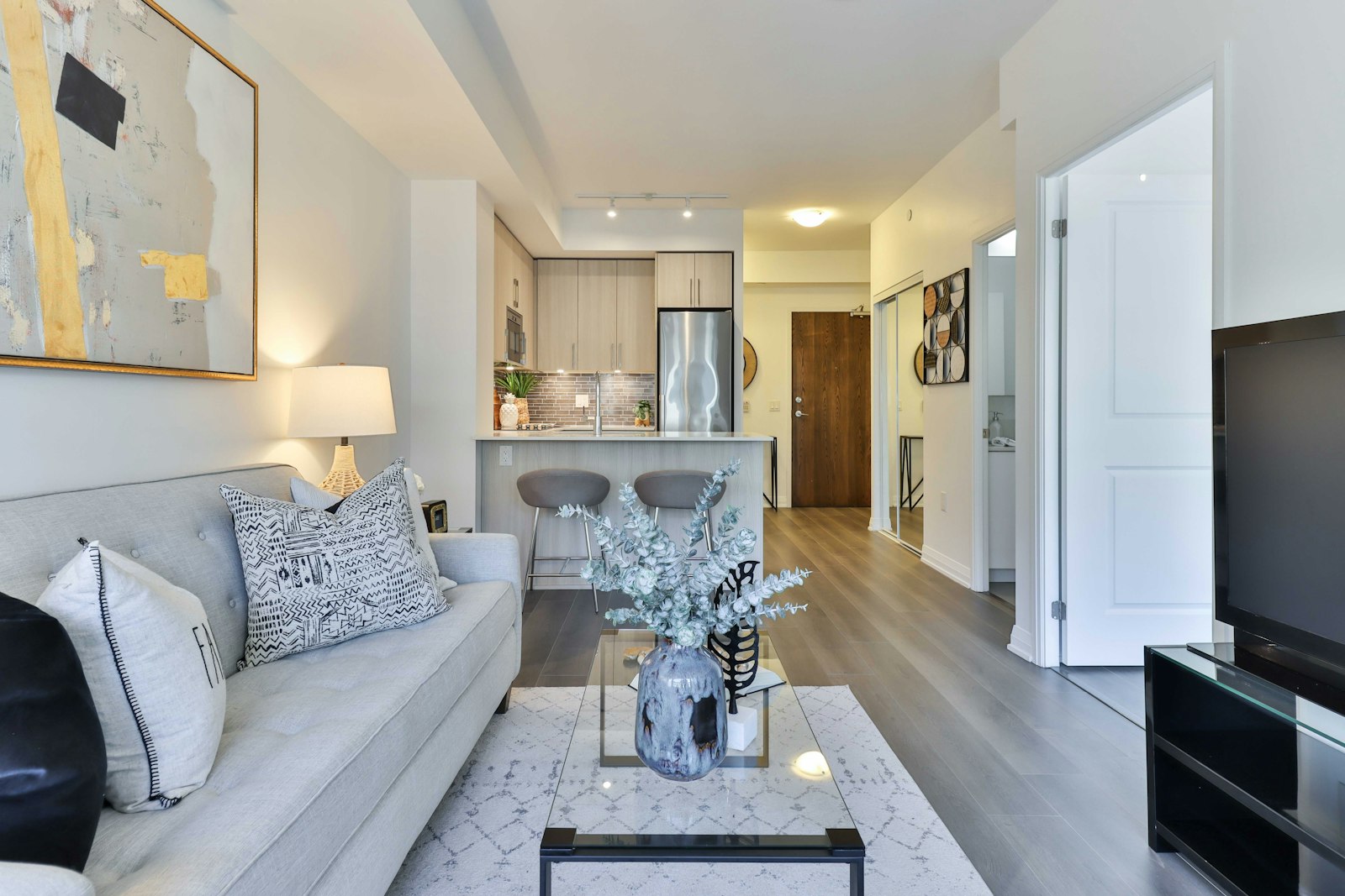 Modern interior of residential apartment