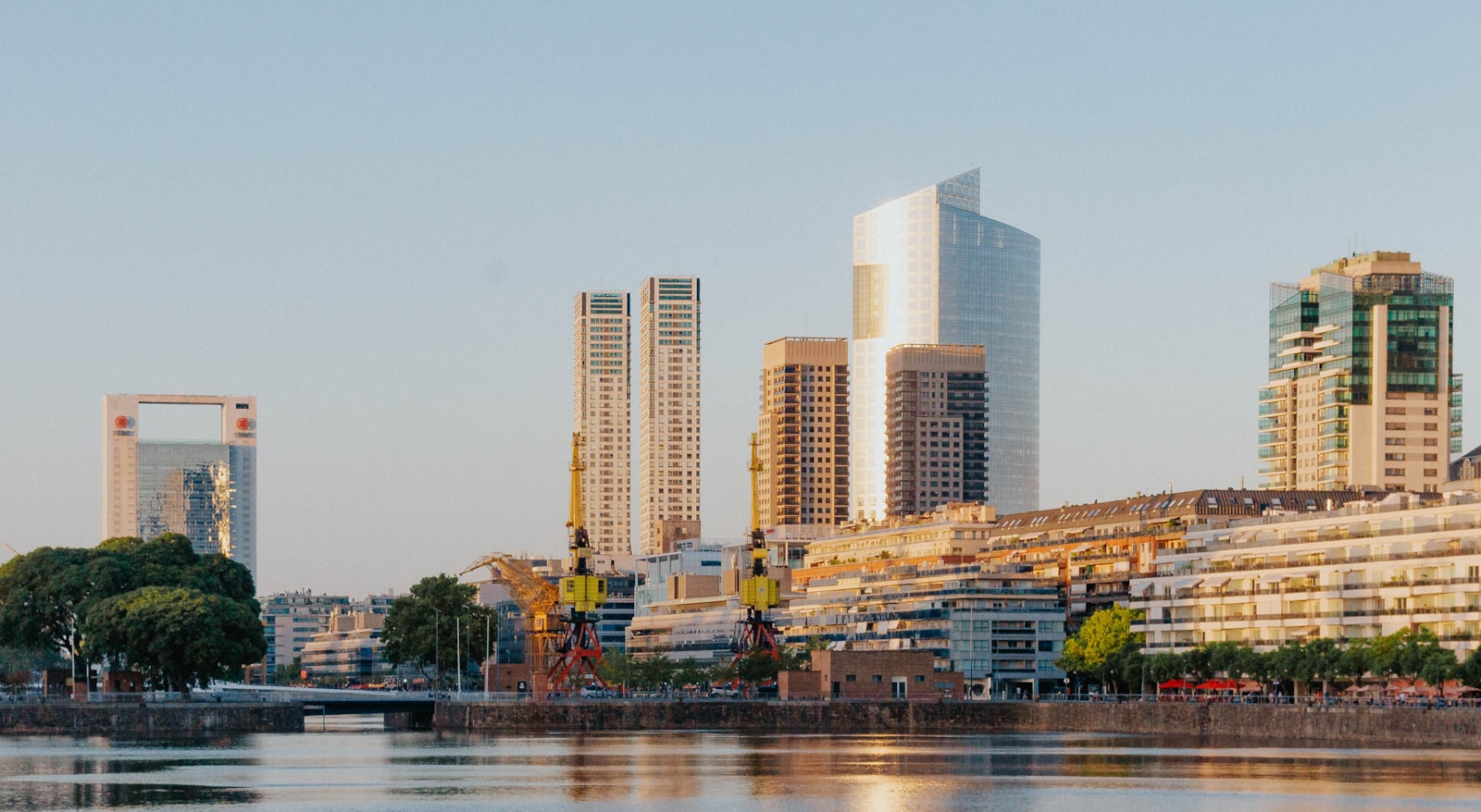 Buenos Aires waterfront modern buildings
